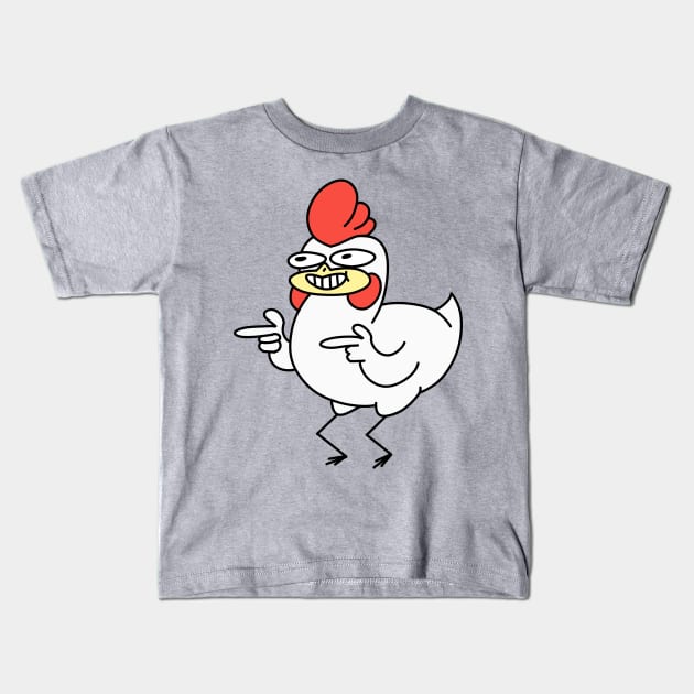 Moose the Chicken Kids T-Shirt by Jamtastic